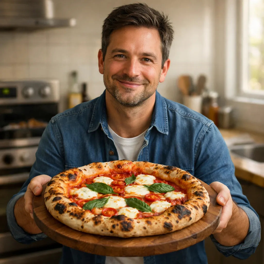 Pizza napoletana perfecta en horno común